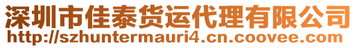 深圳市佳泰貨運(yùn)代理有限公司