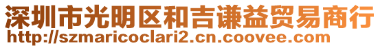 深圳市光明區(qū)和吉謙益貿(mào)易商行