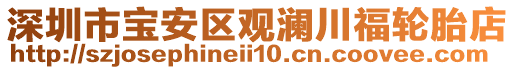 深圳市寶安區(qū)觀瀾川福輪胎店