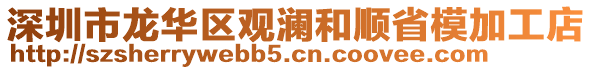 深圳市龍華區觀瀾和順省模加工店