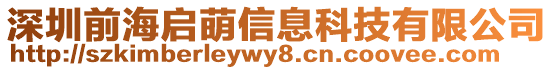 深圳前海啟萌信息科技有限公司