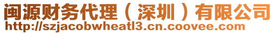 閩源財務(wù)代理(深圳)有限公司