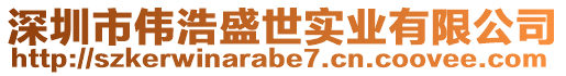 深圳市偉浩盛世實業有限公司