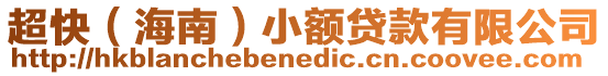 超快(海南)小額貸款有限公司
