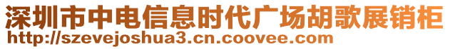 深圳市中電信息時代廣場胡歌展銷柜