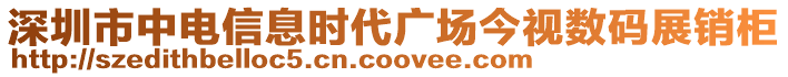 深圳市中電信息時代廣場今視數碼展銷柜