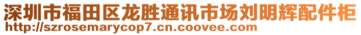 深圳市福田區(qū)龍勝通訊市場劉明輝配件柜