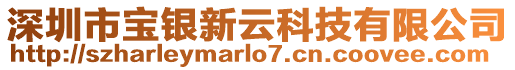 深圳市寶銀新云科技有限公司