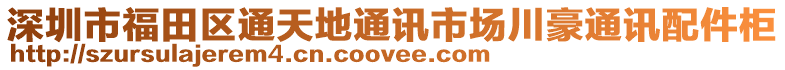 深圳市福田區通天地通訊市場川豪通訊配件柜