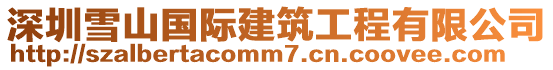 深圳雪山國際建筑工程有限公司