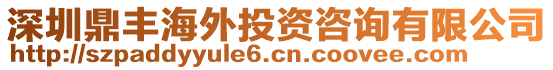 深圳鼎豐海外投資咨詢有限公司