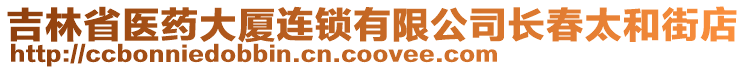 吉林省醫(yī)藥大廈連鎖有限公司長春太和街店