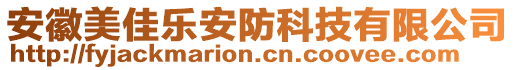 安徽美佳樂安防科技有限公司