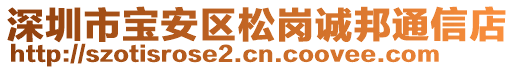 深圳市寶安區(qū)松崗誠邦通信店