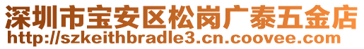 深圳市寶安區(qū)松崗廣泰五金店