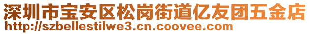 深圳市寶安區(qū)松崗街道億友團五金店