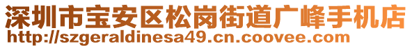 深圳市寶安區(qū)松崗街道廣峰手機(jī)店