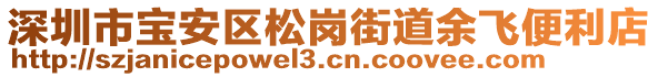 深圳市寶安區(qū)松崗街道余飛便利店