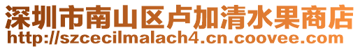 深圳市南山區盧加清水果商店