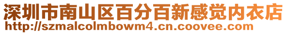 深圳市南山區(qū)百分百新感覺內(nèi)衣店