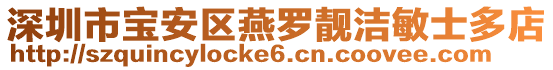 深圳市寶安區燕羅靚潔敏士多店