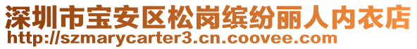 深圳市寶安區(qū)松崗繽紛麗人內(nèi)衣店