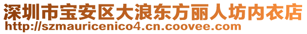 深圳市寶安區(qū)大浪東方麗人坊內(nèi)衣店