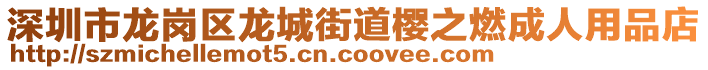 深圳市龍崗區(qū)龍城街道櫻之燃成人用品店