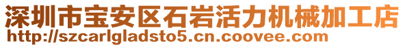 深圳市宝安区石岩活力机械加工店