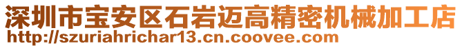 深圳市寶安區(qū)石巖邁高精密機(jī)械加工店