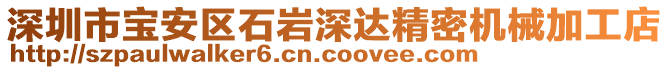 深圳市寶安區(qū)石巖深達(dá)精密機(jī)械加工店