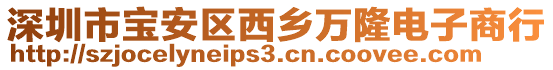 深圳市寶安區(qū)西鄉(xiāng)萬隆電子商行