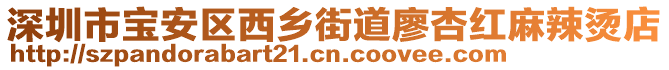 深圳市寶安區(qū)西鄉(xiāng)街道廖杏紅麻辣燙店