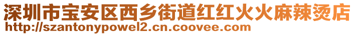 深圳市寶安區(qū)西鄉(xiāng)街道紅紅火火麻辣燙店