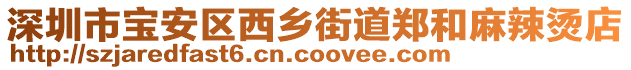 深圳市寶安區西鄉街道鄭和麻辣燙店