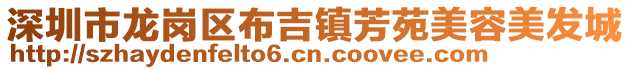 深圳市龍崗區布吉鎮芳苑美容美發城