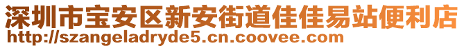 深圳市寶安區(qū)新安街道佳佳易站便利店