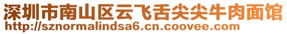 深圳市南山區(qū)云飛舌尖尖牛肉面館
