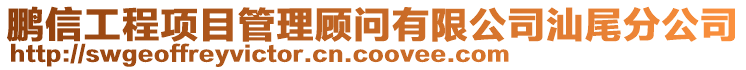 鵬信工程項目管理顧問有限公司汕尾分公司