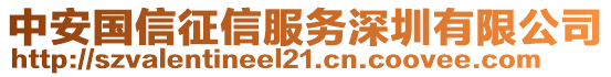 中安國信征信服務(wù)深圳有限公司