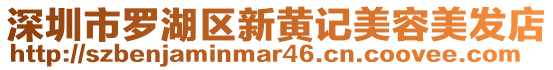 深圳市羅湖區(qū)新黃記美容美發(fā)店