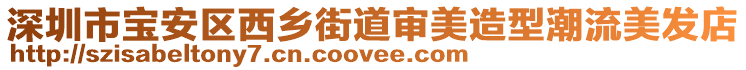 深圳市寶安區西鄉街道審美造型潮流美發店