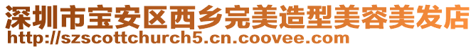 深圳市寶安區(qū)西鄉(xiāng)完美造型美容美發(fā)店