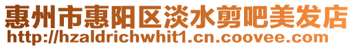 惠州市惠陽區淡水剪吧美發店