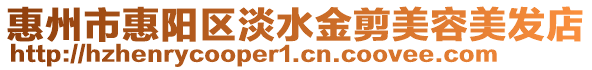 惠州市惠陽區(qū)淡水金剪美容美發(fā)店