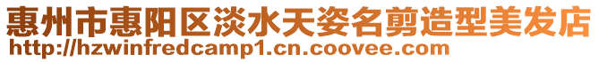 惠州市惠陽區淡水天姿名剪造型美發店