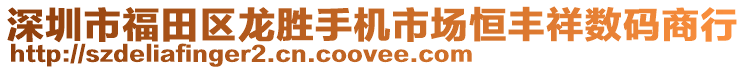 深圳市福田區(qū)龍勝手機(jī)市場恒豐祥數(shù)碼商行