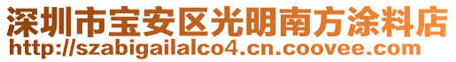 深圳市寶安區(qū)光明南方涂料店