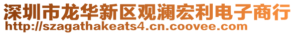 深圳市龍華新區觀瀾宏利電子商行