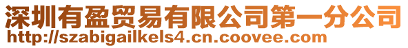 深圳有盈貿易有限公司第一分公司